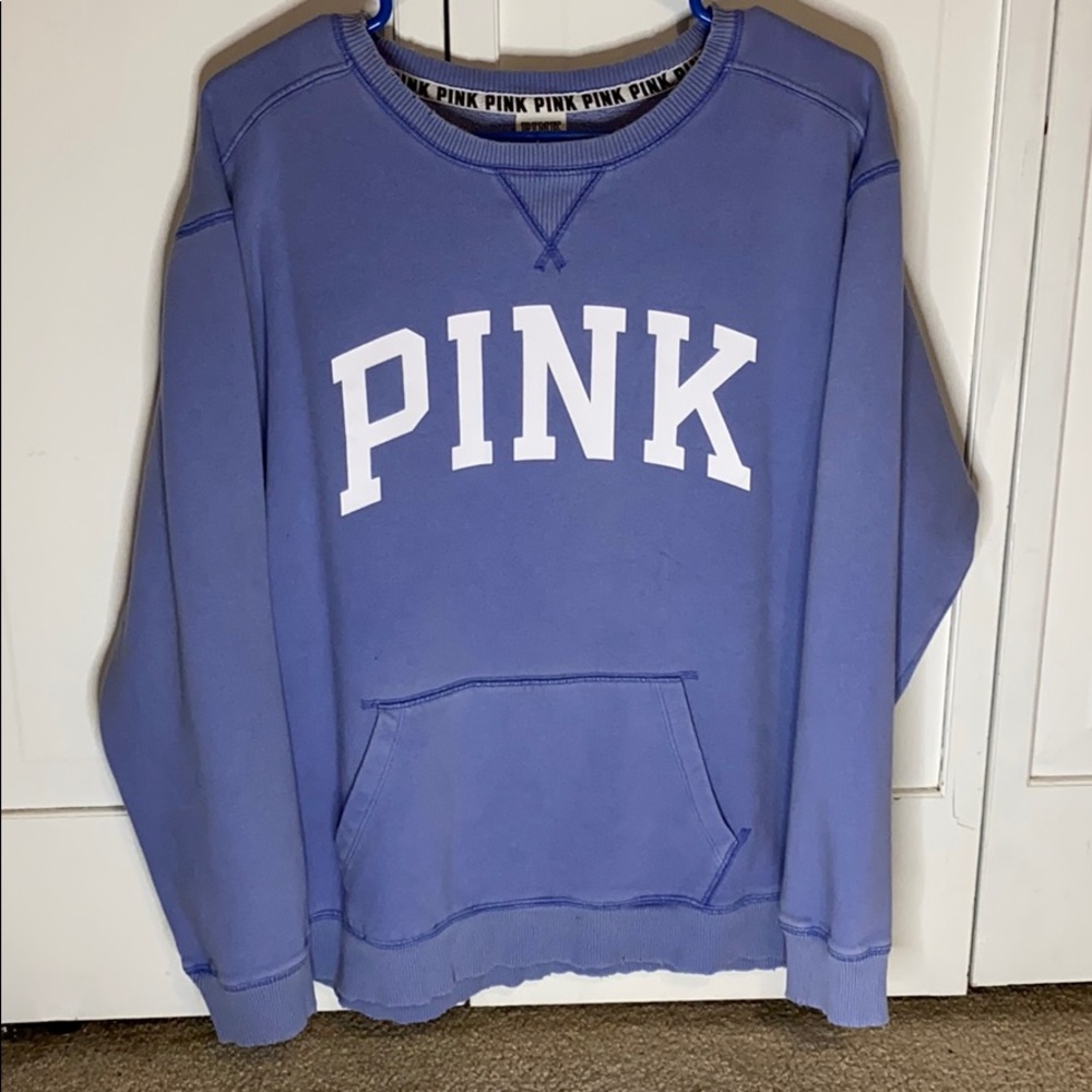 Light purple pink crew neck